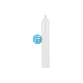 Préservatifs extra lubrifiés, en latex x12 avec réservoir Extra Wet 53 mm
